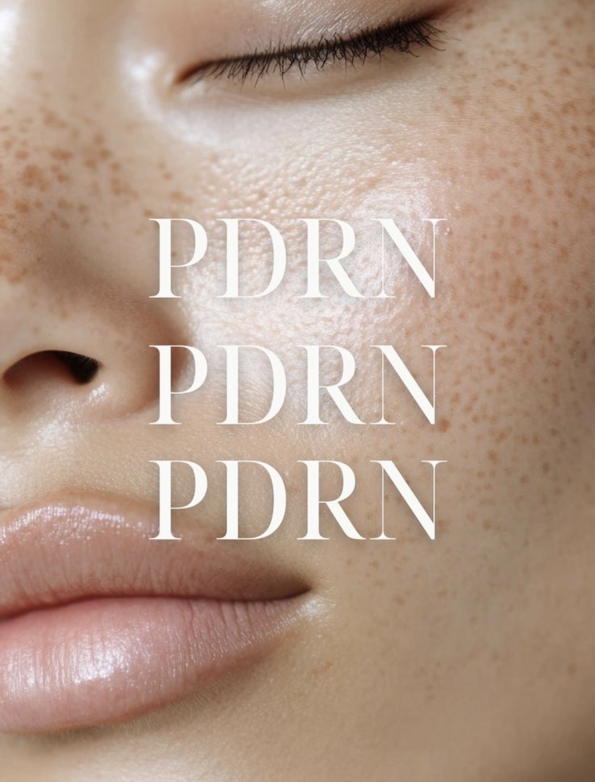 Tratamiento facial PDRN en piel con pecas